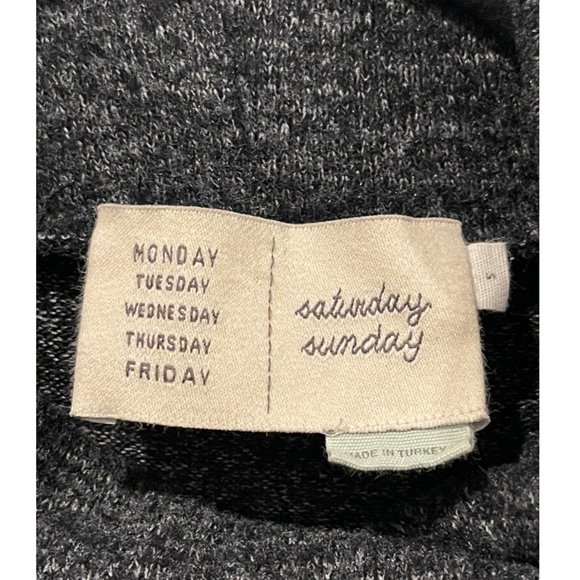 SATURDAY SUNDAY Brushed Fleece Mock Neck Mini Dress - Picture 3 of 4